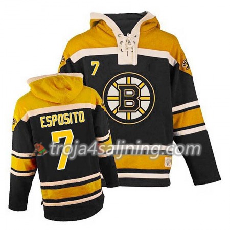 Boston Bruins Phil Esposito 7 Svart Sawyer Hooded Sweatshirt - Herr